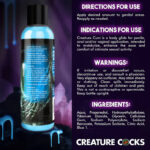 Creature Cum Blue Water-Based Lubricant 8oz - Image 2