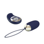 Mina Vibrating Remote Control Egg - Blue