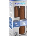Fantasy X-Tensions Elite 8 Inch Sleeve With 2 Inch Plug - Tan