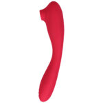This Product Sucks - Sucking Clitoral Stimulator With Bendable G-Spot Vibrator - Pink - Image 5