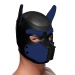 Spike Neoprene Puppy Hood - Blue - Image 2