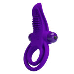 Pretty Love Vibrant Penis Ring - Purple - Image 4