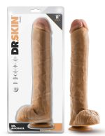 Dr. Skin - Dr. Michael - 14 Inch Dildo With Balls Tan - Image 6