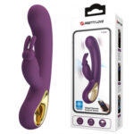 Liam Global App Control Rabbit Vibrator - Purple - Image 2