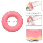 Naughty Bits Dickin’ Donuts Silicone Donut Cock Ring - Pink - Image 7