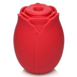Mystic Rose Sucking and Vibrating Silicone Rose - Red - Image 3