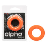 Alpha Liquid Silicone Prolong Large Ring - Orange - Image 8