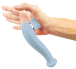 Destiny 15-Function Rechargeable Vibrating - Suction Wand - Blue - Image 6