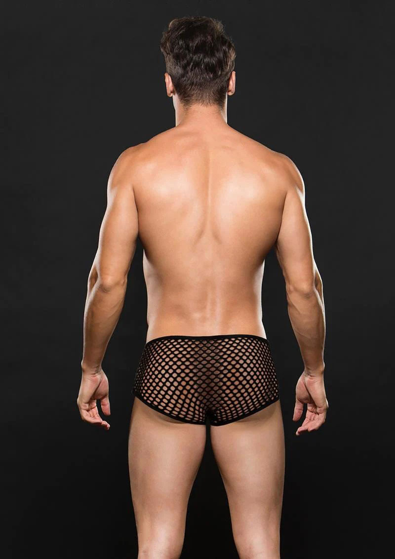 1HtHwXTzyy5XO0utaAb4yzjH1mKzsnaL Modern Fishnet Trunk - Medium/large - Black - Image 1