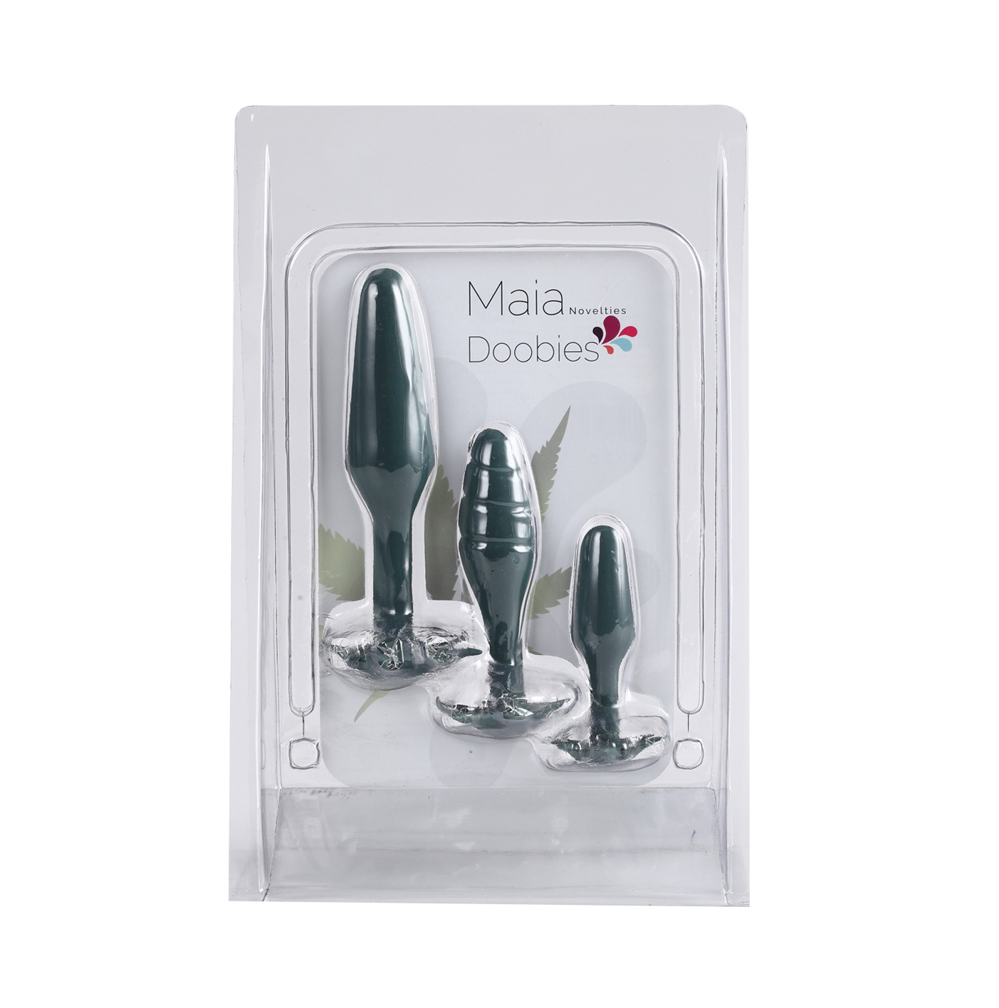 1JglQgP2QGPNgXJ1rqkFPxLy9bwv4p5n Doobies Pot Leaf Anal Trainer Silicone Set - Green - Image 1