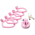 Pussification Vulva Chastity Cage - Pink - Image 5