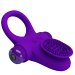 Pretty Love Vibrating Cock Ring II - Purple - Image 3