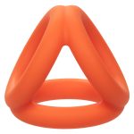 Alpha Liquid Silicone Tri-Ring - Orange Orange - Image 6