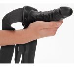 Hollow Strap-on Without Balls 6 Inch - Black - Image 8
