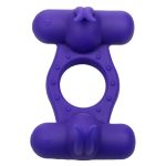 Silicone Rechargeable Triple Orgasm Enhancer - Purple - Image 11