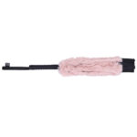 Brat Faux Fur Flogger - Pink/black - Image 2