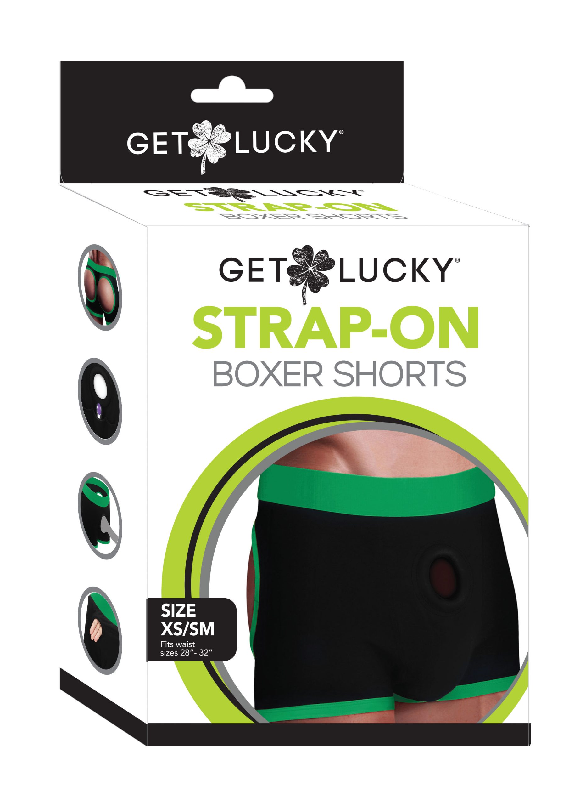 296Hn1OmBtvL9WX2oFcV3lLHAQaCtoau Strap-on Black/green Boxers - Xs/s - Image 1