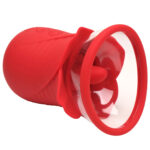 Lily Lover Sucking and Vibrating Clitoral Stimulator- Red - Image 2