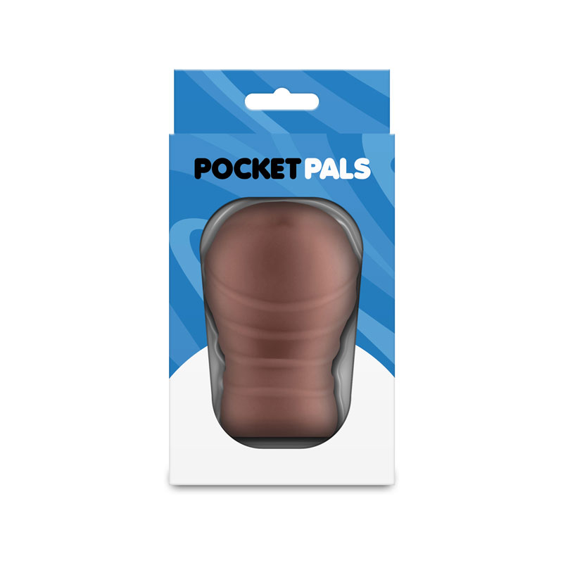 2TbDGLkw Pocket Pals - Mouth Stroker - Brown - Image 1