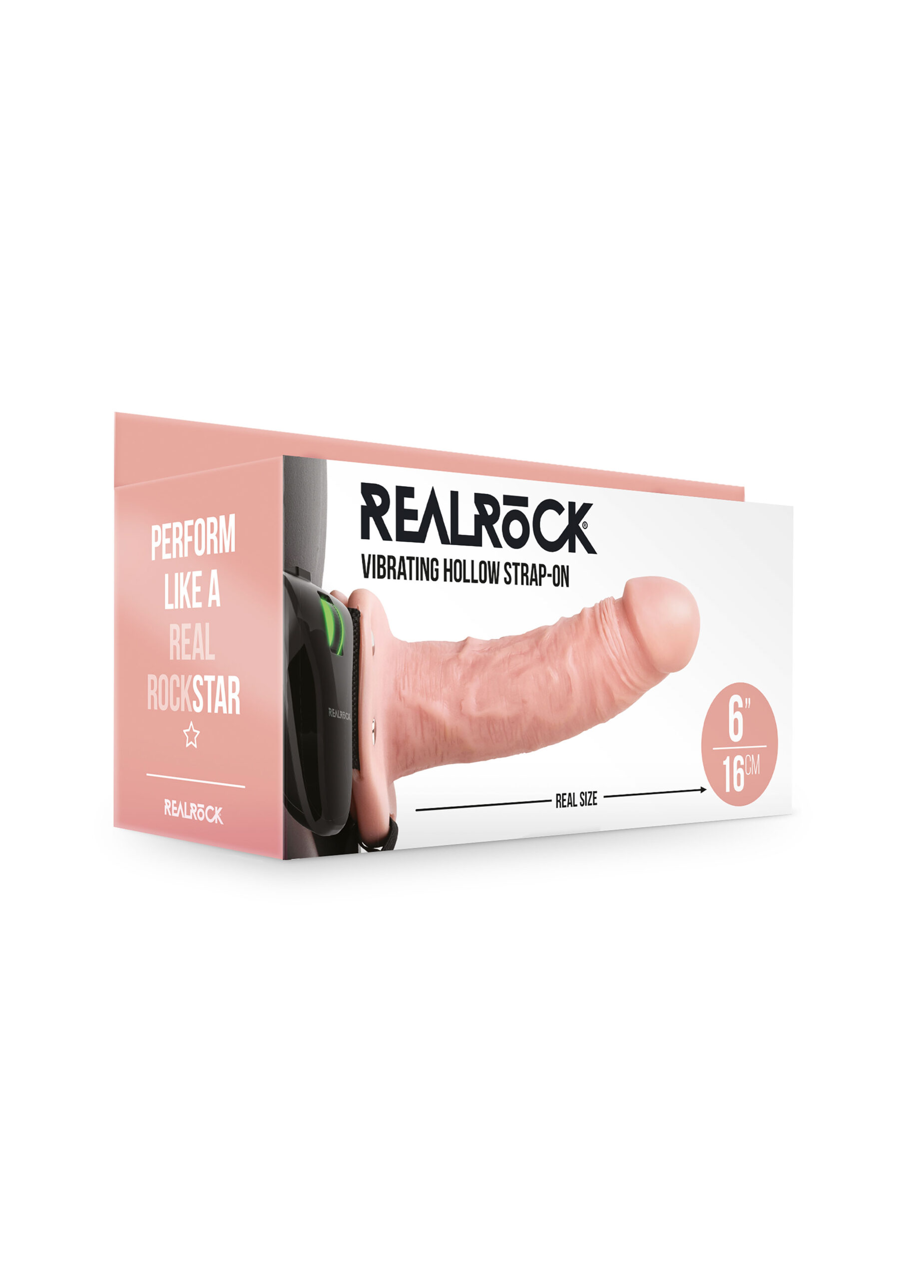 2fj1MESSQFdPMAqFURMP0TS1DYyHl1MK Vibrating Hollow Strapon Without Balls 6 Inch - Balls 6 Inch - Flesh - Image 1