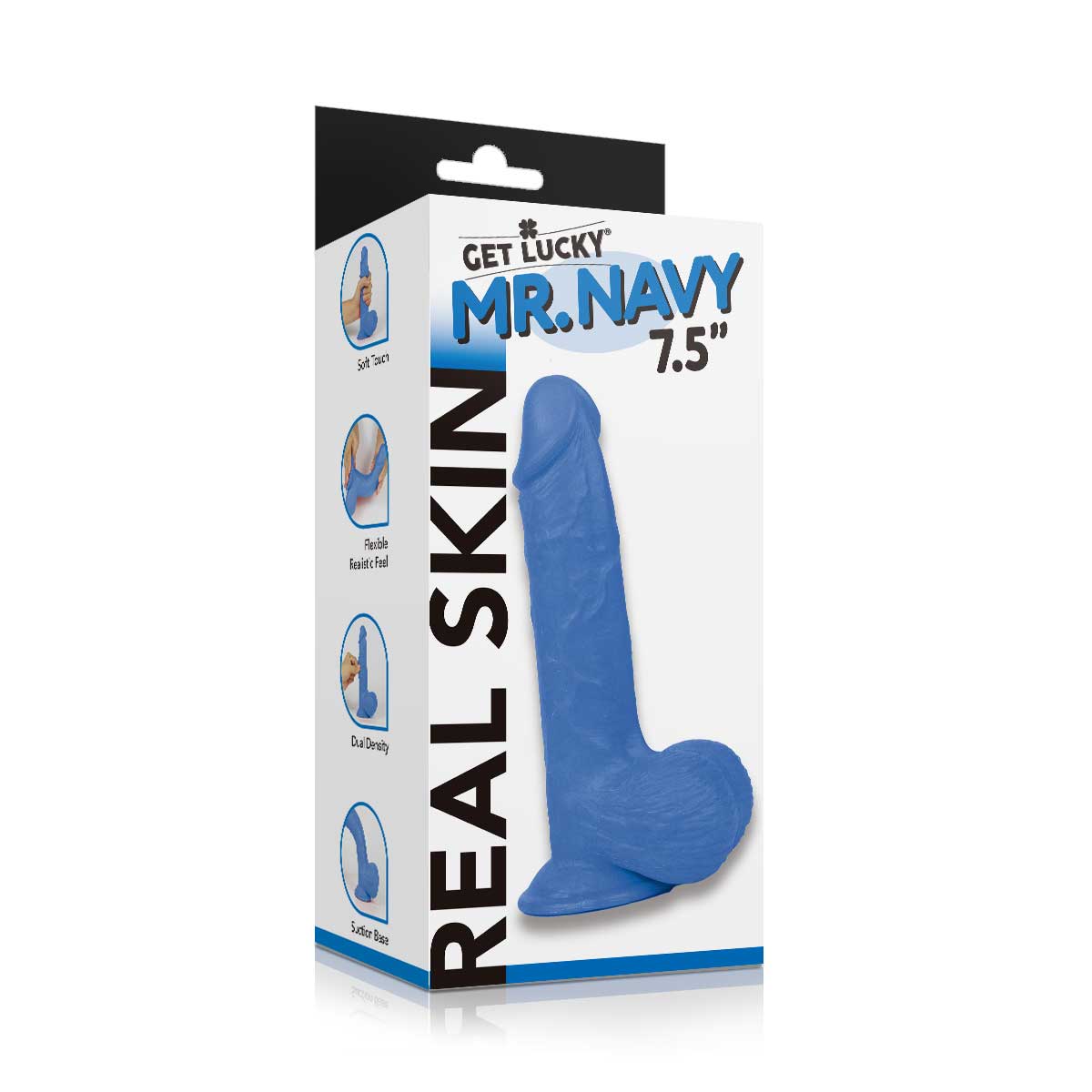 2v369E6hfgFyn65iV6O6gg3cJvsjRXLE Real Skin Mr. Navy 7.5" Dual Layer Dildo - Image 1
