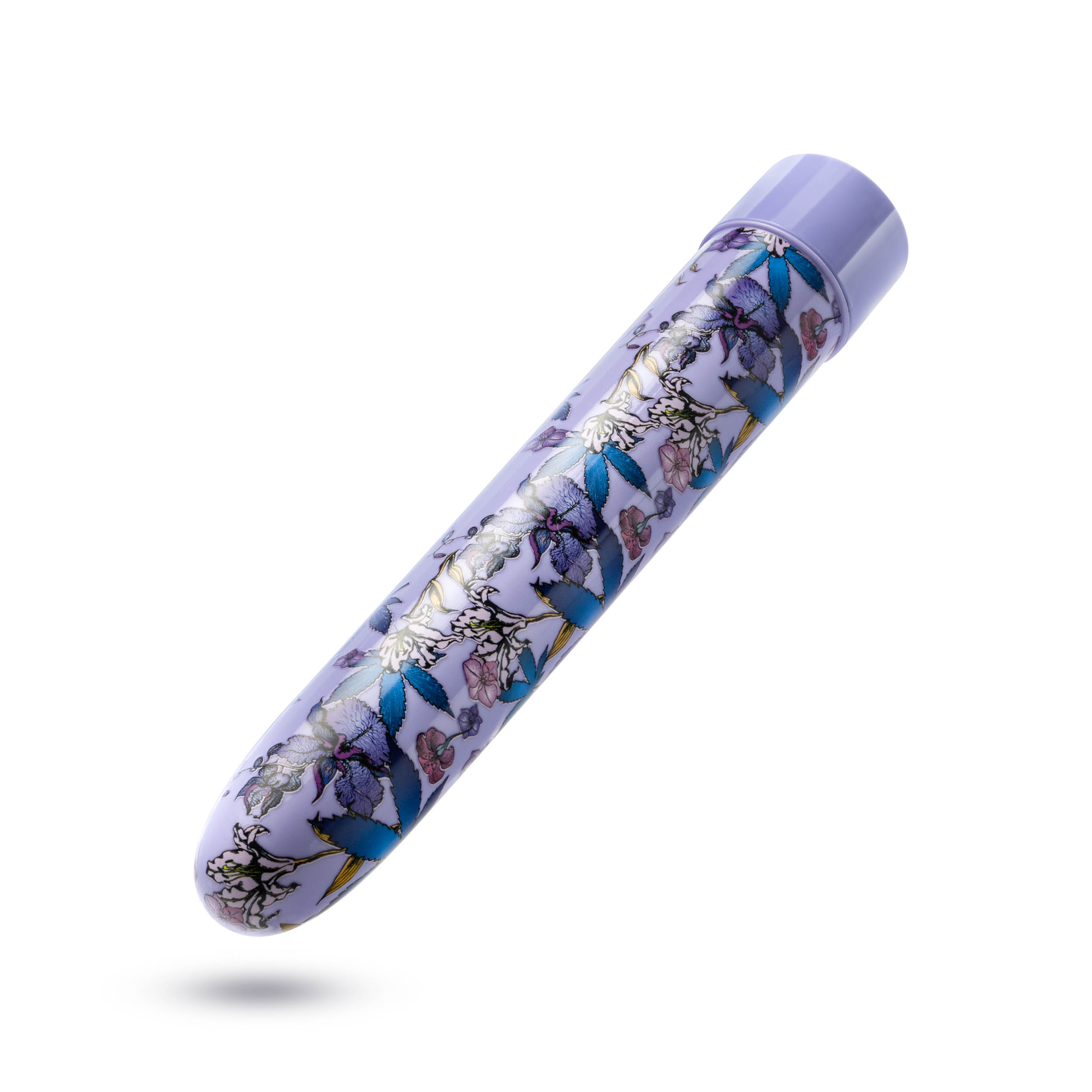 2vClxfMGmmY0kiwBglqR8nmsCHR0Nrqz Limited Addiction - Floradelic - 7 Inch Rechargeable Vibe - Purple - Image 1