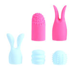 Quinn 5 Piece Silicone Attachments - Pink/blue - Image 2
