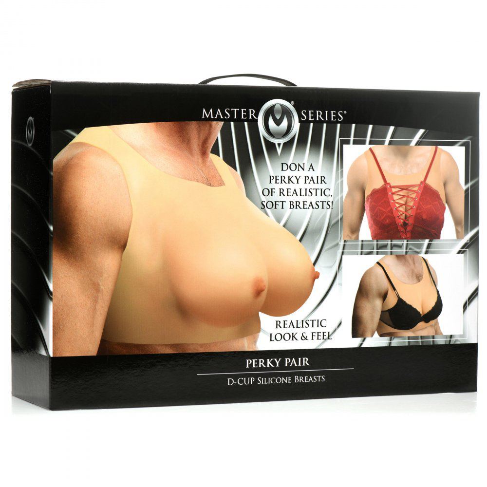 32Pusm1tsPXi5dDpMEYySnpNHsqNOTcp Master Series - Perky Pair D-Cup Silicone Breasts - Image 1