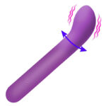 G-Spot Flexible Silicone Vibrator - Purple - Image 2