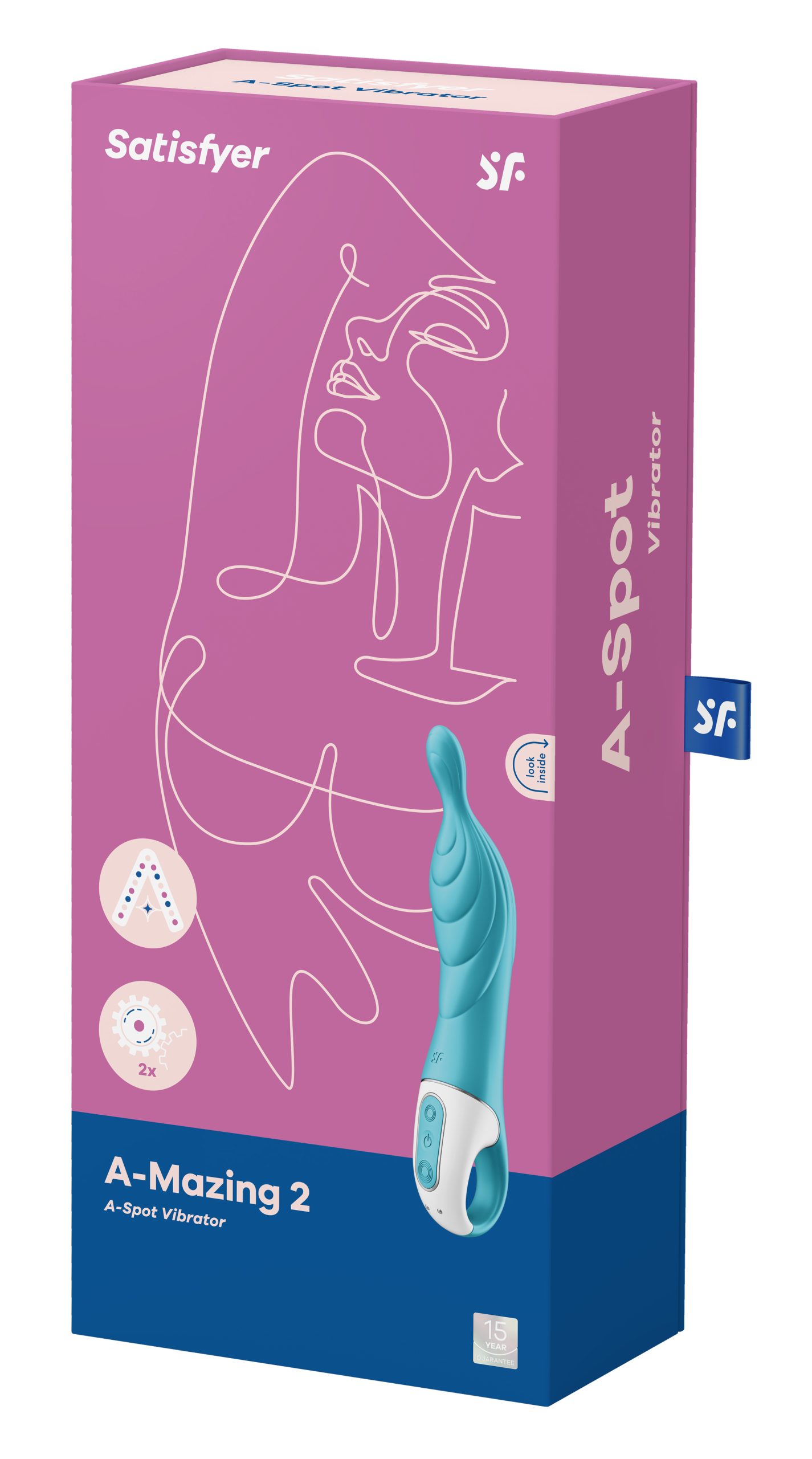 362kmXIv25xQ4WQRfooi4w9zOc07mYzv A-Mazing 2 a-Spot Vibrator - Turquoise Turquoise - Image 1