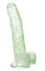 Naughty Bits I Leaf Dick Glow-in-the-Dark Weed Leaf Dildo - Glow in the Dark - Image 7