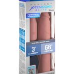 Fantasy X-Tensions Elite 9 Inch Sleeve Vibrating 3 Inch Plug With Remote - Light
