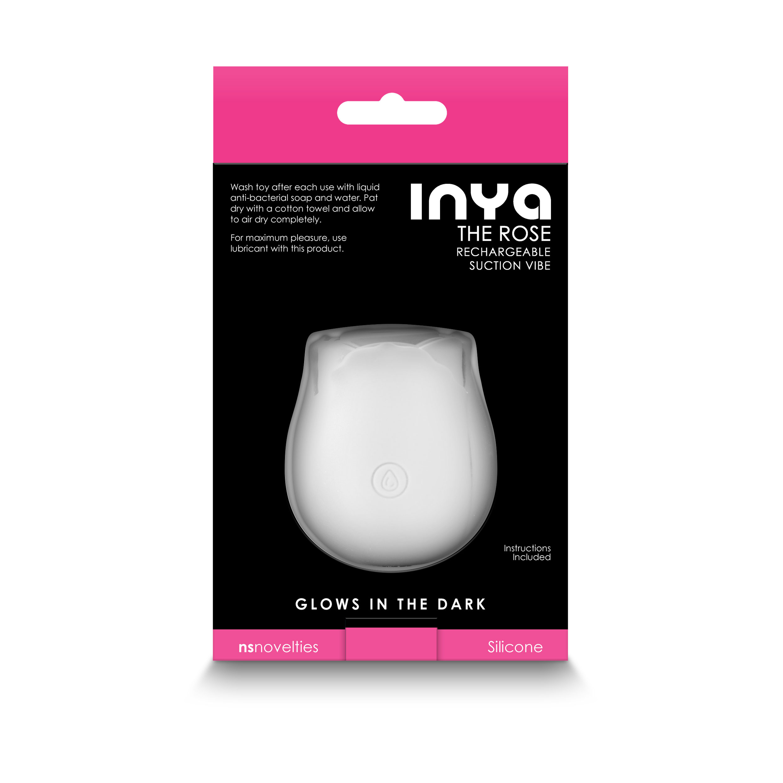 3d7wZu3uvirYXmJhSEcwyvk1syv4qUe0 Inya - the Rose - Glow in the Dark - White - Image 1