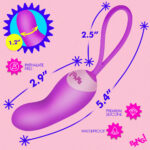 Silicone Mini Vibe With Remote - Purple - Image 3