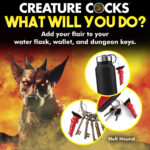 Hell Hound Keychain - Red - Image 3