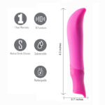 Maddie Silicone G-Spot Vibrator - Pink - Image 5