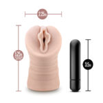 Enlust - Destini - Vibrating Stroker - Beige - Image 4