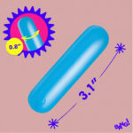 Flexible Silicone Bullet - Blue - Image 3
