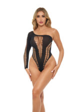 Dollar Sign Bodysuit - One Size - Black - Image 2