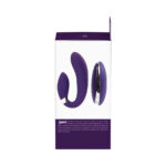 Jeni C-Shaped Dual Motor Vibe With Remote - Purple - Image 2
