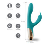 Skyler Silicone Bendable Rabbit - Green - Image 6