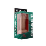 Shaft - Model N 7.5 Inch Liquid Silicone Dong With Balls - Pine