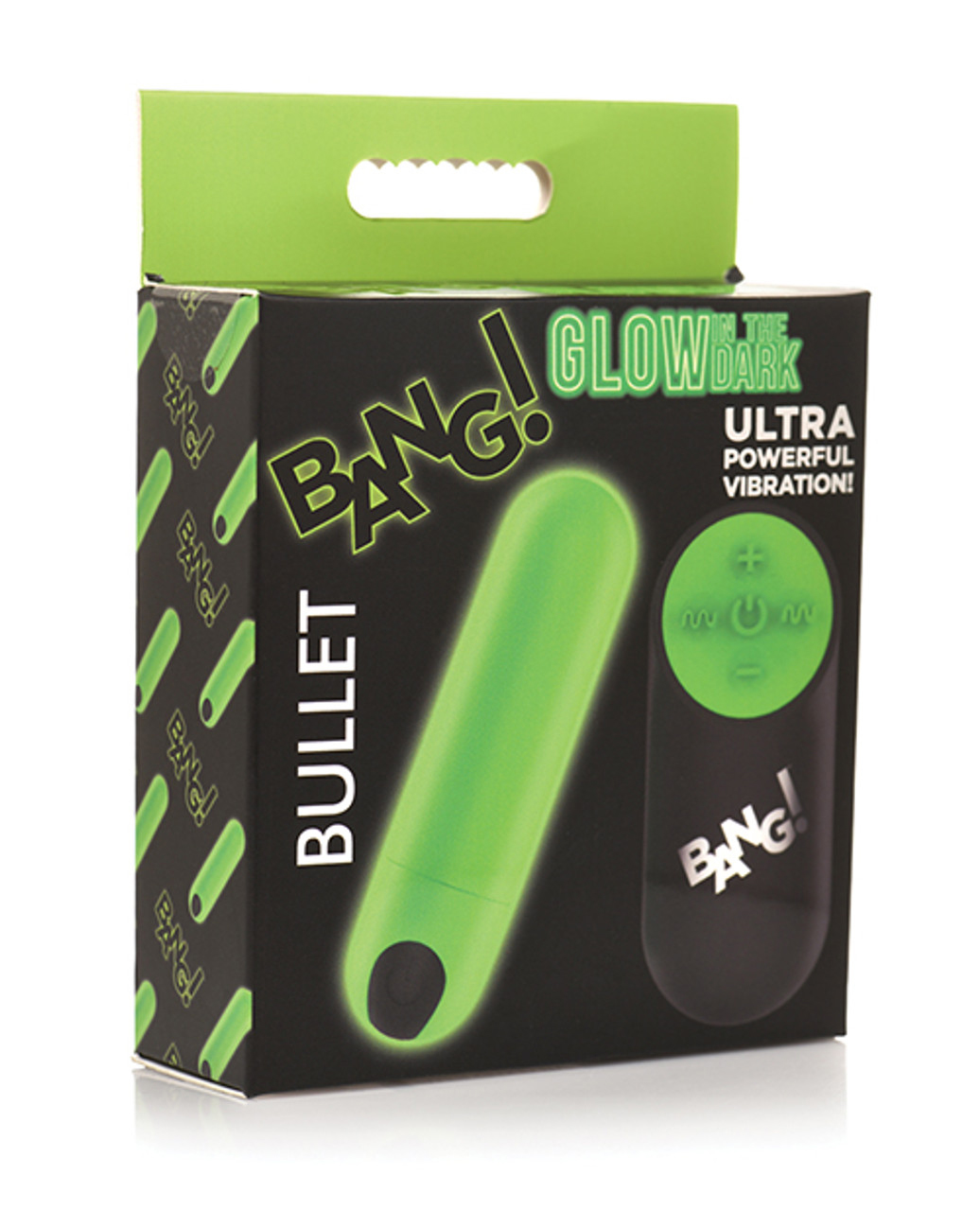 4S4WJjeQcvzdjIUvWi8IHKlHgKrTfP3L Glow in the Dark Bullet With Remote - Green - Image 1