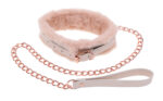 Peaches ‘N Creame Fur Collar and Leash - Pink - Image 3