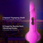 Impressions - New York - Gyro-Quake Dildo - Purple - Image 6