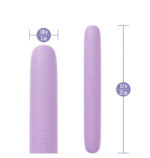 Play With Me Silicone Double Ended Vibrator - Purple - Image 6