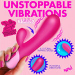 Clit Tapping Vibrating Rabbit - Pink - Image 5