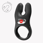 Nōs Classic Vibrating Cock Ring - Black - Image 6