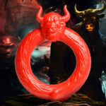 Beast Mode Silicone Cock Ring - Red - Image 8