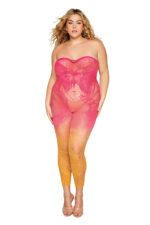 Versatile Bodystocking - Queen Size - Watermelon/mimosa - Image 2